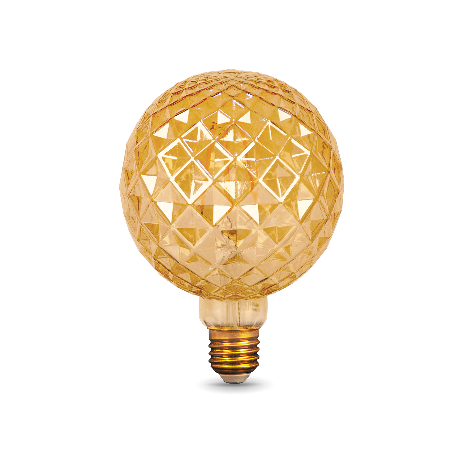 Лампа Gauss Filament G120 4W 380lm 2400К Е27 golden Carat LED 1/20