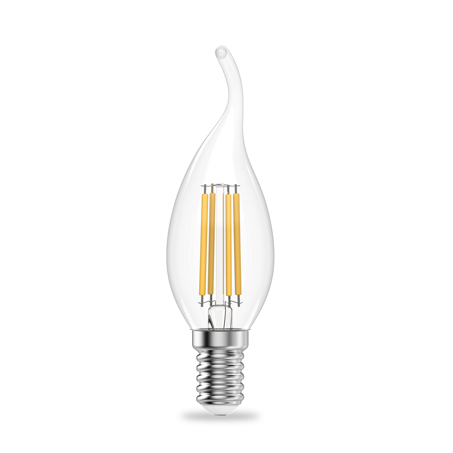 Лампа Gauss Filament Elementary Свеча на ветру 10W 650lm 2700К Е14 LED 1/10/100