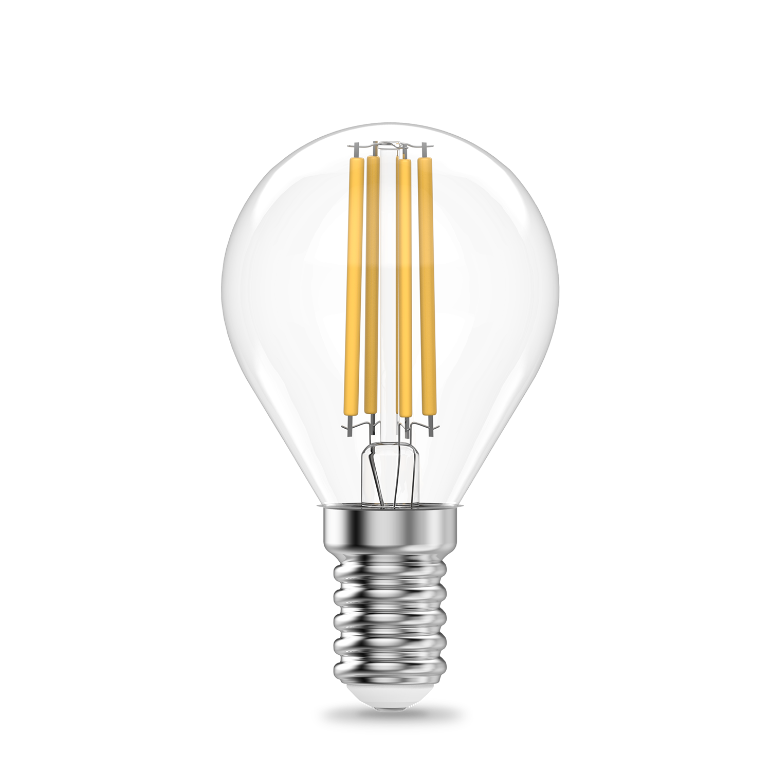 Лампа Gauss Filament Elementary Шар 8W 540lm 4100К Е14 LED 1/10/100