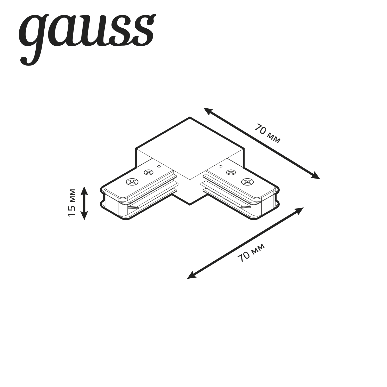 Коннектор Gauss для трека