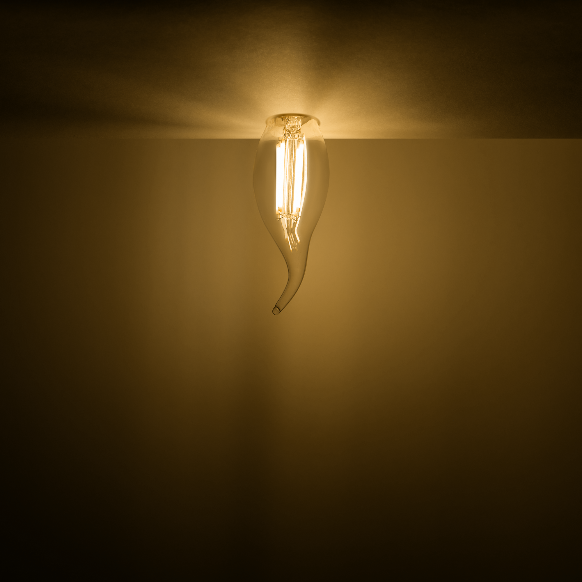 Лампа Black Filament Свеча на ветру
