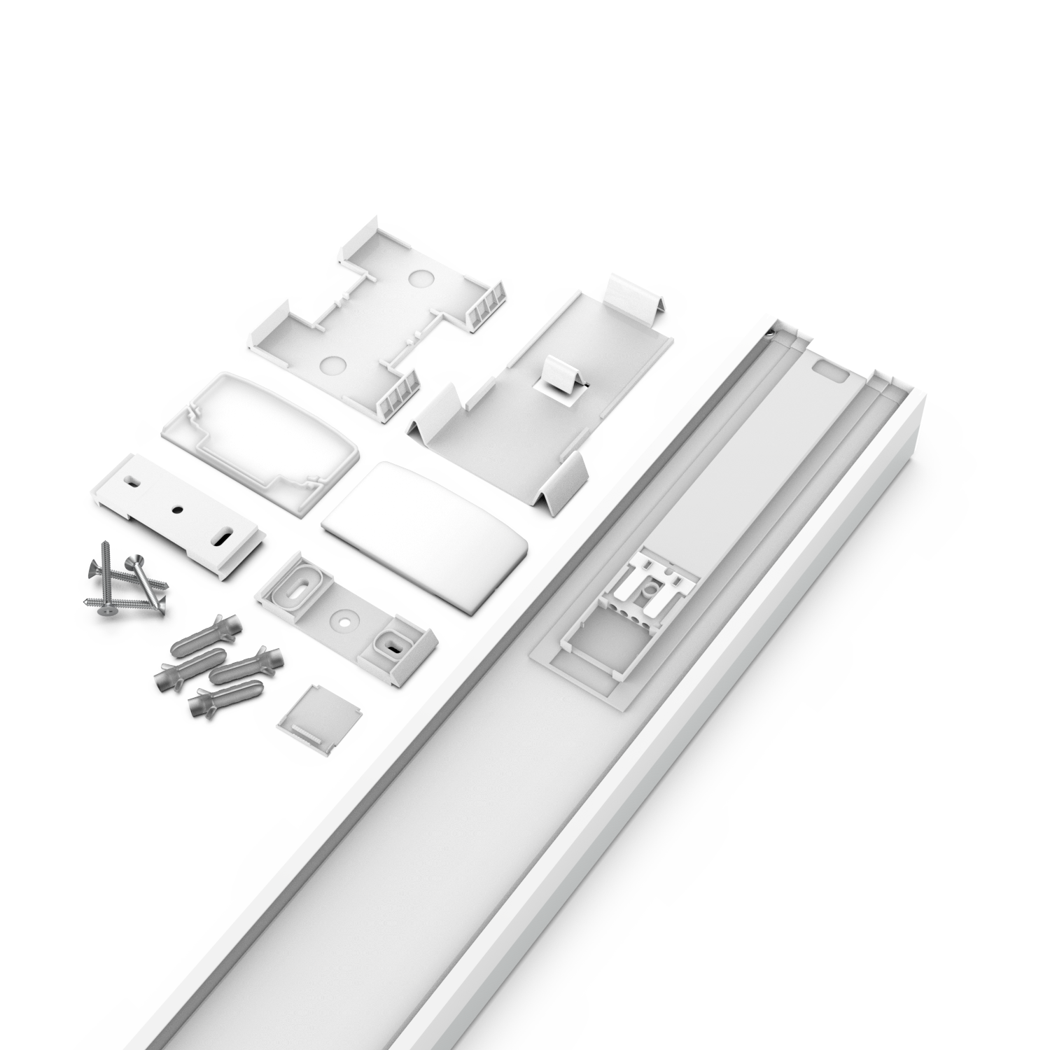 Св-к светодиодный матовый Gauss IP40 1190x60x36мм 36W 3600Лм 6500K Shop Lighting белый 1/20