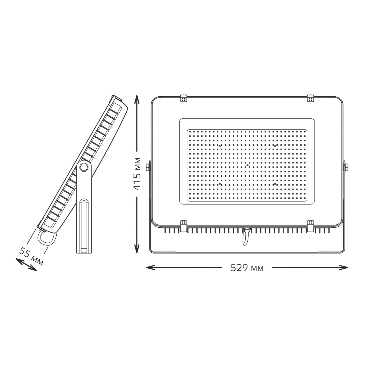 Прожектор Qplus Black 300 Вт