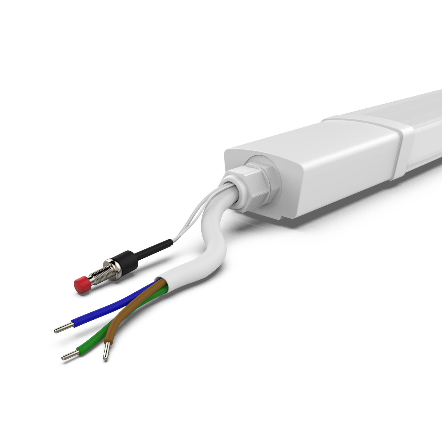 Св-к LED Gauss IP65 1635*39*31,5мм 36Вт 3600lm 6500К ULTRACOMPACT линейный матовый с БАП 90 мин 1/20